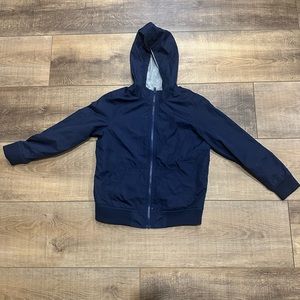 Water resistant hooded utility jacket